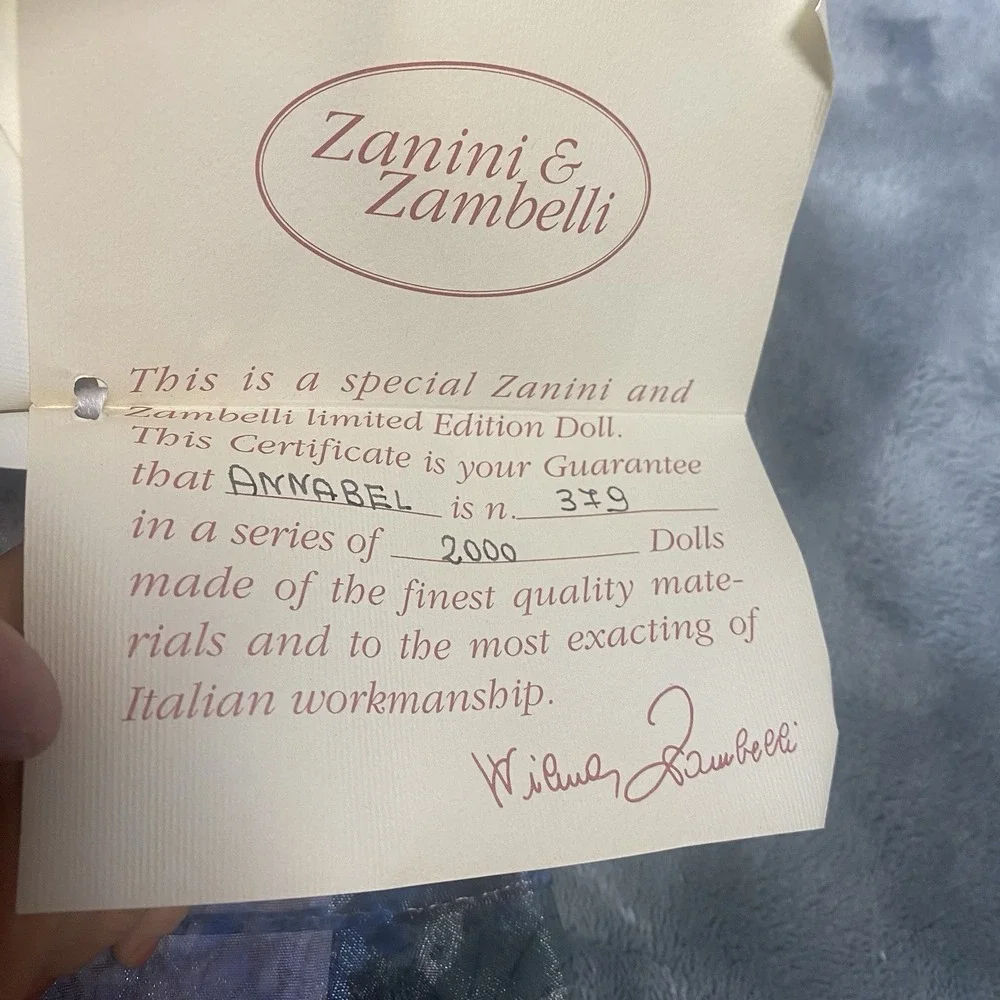 Rare ZANINI ZAMBELLI, 'Annabel' 28